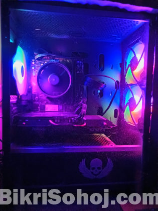 Gaming Pc with Mechanical Keyboard and mouse